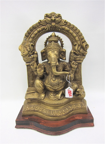 GILT BRONZE FIGURE OF GANESHA the 16f375