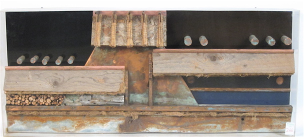 ROBERT HENRY WALZ MIXED MEDIA ASSEMBLAGE 16f3f6