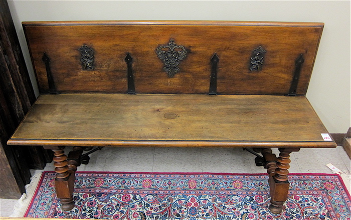 SPANISH COLONIAL STYLE BENCH American 16f40a