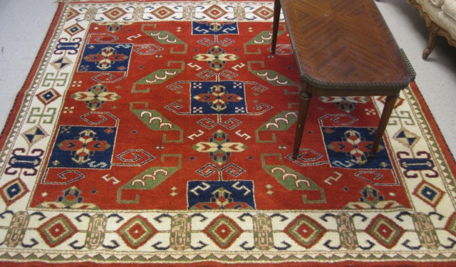 HAND KNOTTED ORIENTAL AREA RUG 16f429