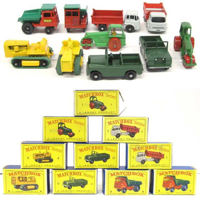 TEN MATCHBOX TOY VEHICLES including