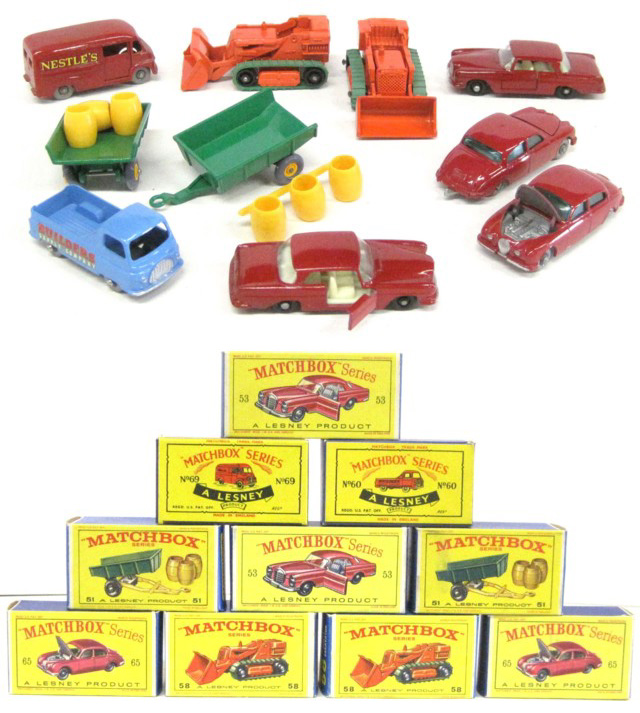 TEN MATCHBOX TOY VEHICLES including 16f4c5