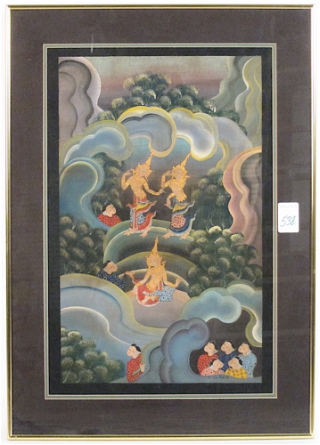 SIAMESE (THAILAND) PAINTING on