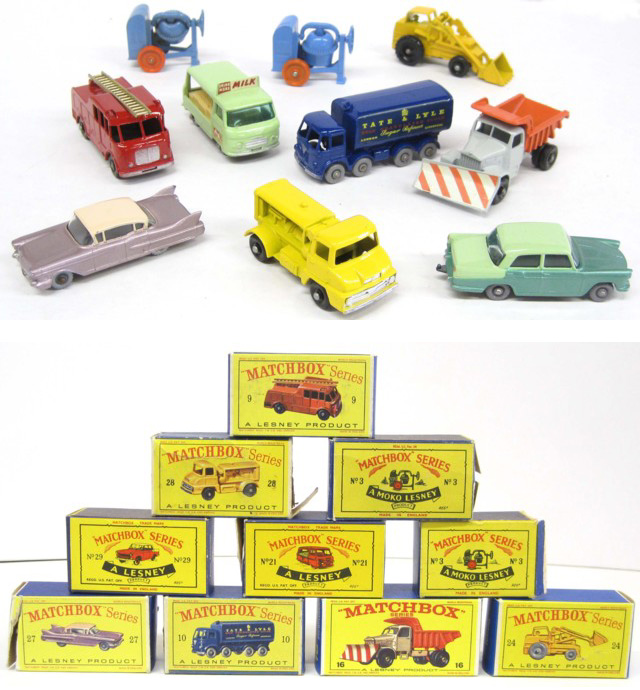 TEN MATCHBOX TOY VEHICLES including 16f521