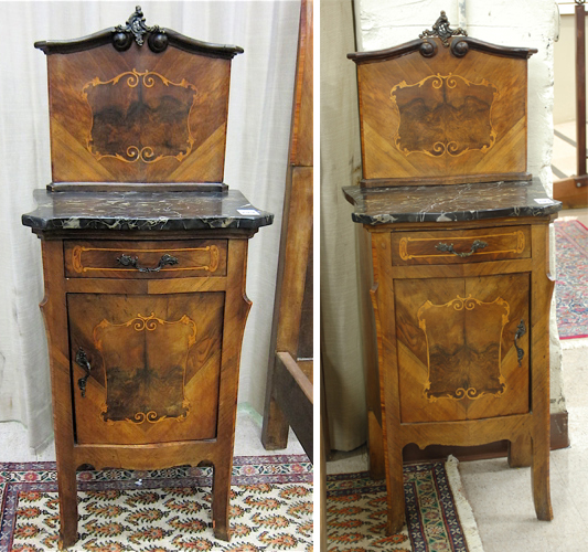 A PAIR OF LOUIS XV STYLE INLAID 16f56f