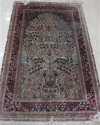 SILK PRAYER RUG Sino Persian having 16f58c