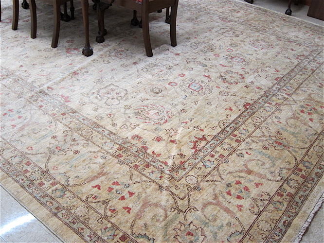 HAND KNOTTED ORIENTAL CARPET Oushak 16f598