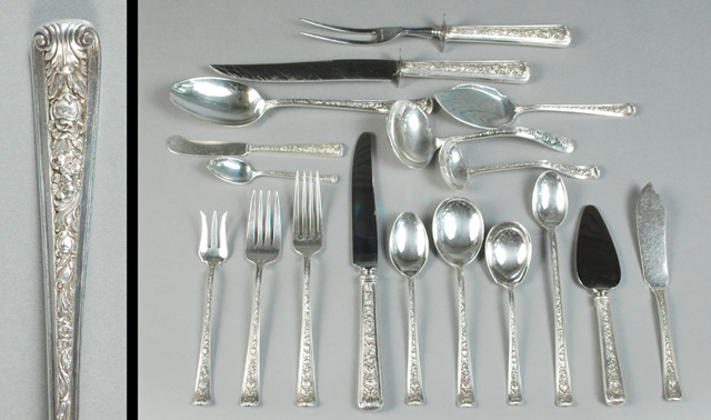 113 PIECE WATSON STERLING FLATWARE 16f5c3