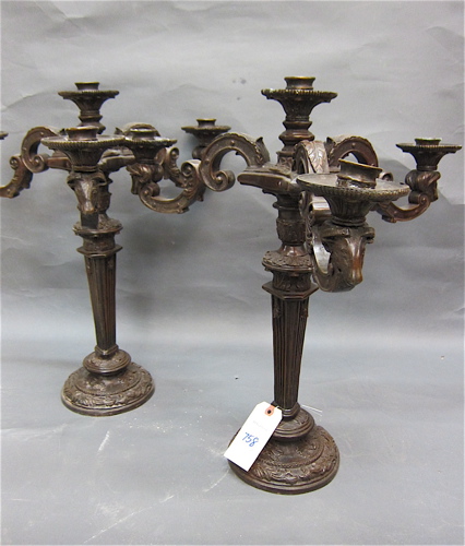 A PAIR OF LOUIS XVI STYLE CAST