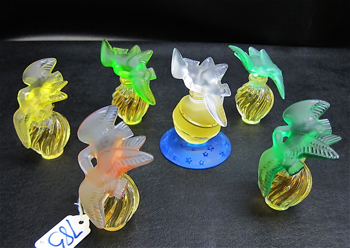 COLLECTION OF SIX LALIQUE FRENCH 16f5f6