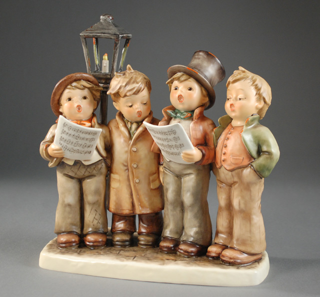 GERMAN HUMMEL PORCELAIN FIGURAL GROUP: