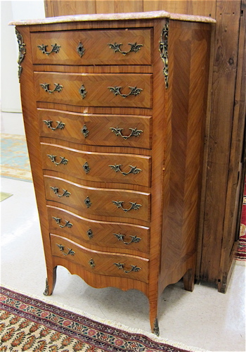 LOUIS XV XVI STYLE SEMAINIER seven drawer 16f61e