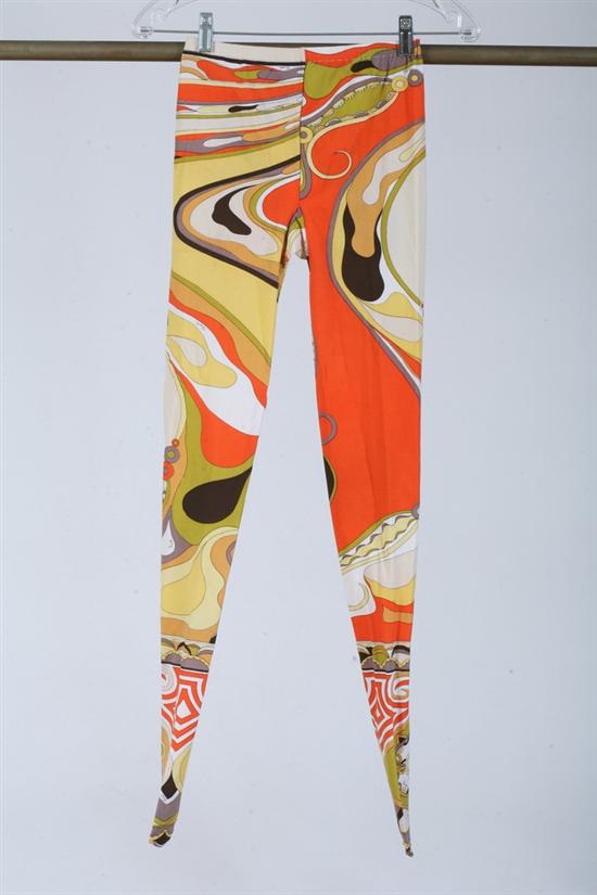 PAIR VINTAGE EMILIO PUCCI GRAPHIC 16f654