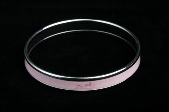 HERM S PINK ENAMELLED SILVER AND 16f6b5