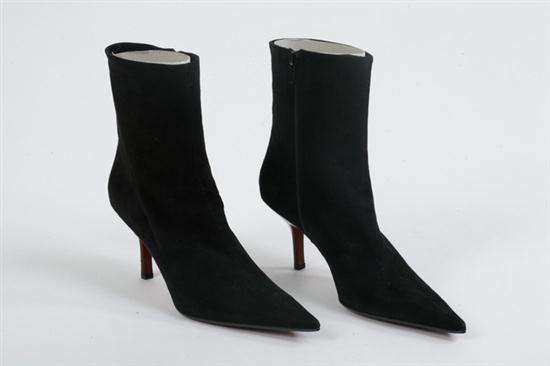 PAIR GUIDO PASQUALI BLACK SUEDE