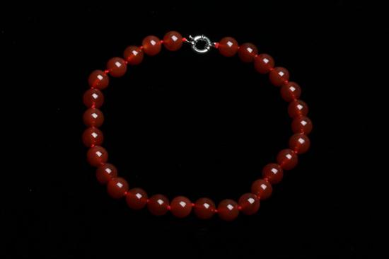 MATCHED NATURAL RED AGATE CHOKER  16f721