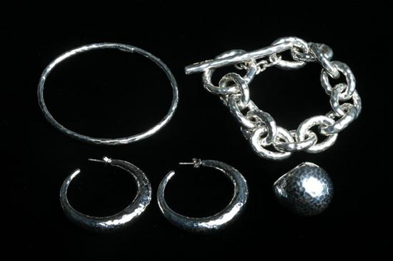 FOUR PIECES SIGNED IPPOLITA STERLING