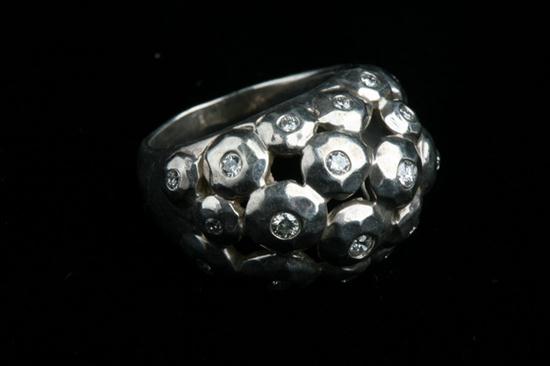 STERLING SILVER AND DIAMOND CONTEMPORARY 16f73c
