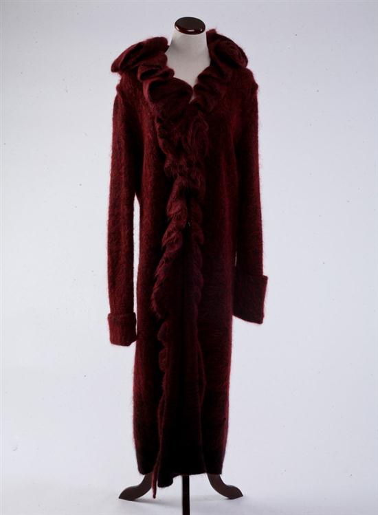 ROBERTO CAVALLI BURGUNDY MOHAIR 16f747