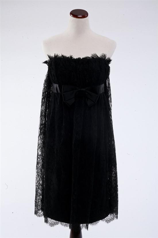 BILL BLASS BLACK STRAPLESS COCKTAIL 16f75b