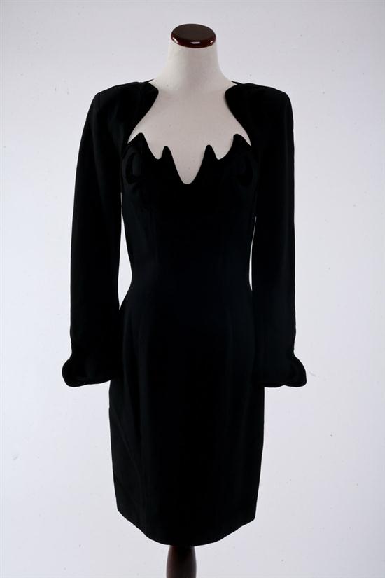 THIERRY MUGLER BLACK COCKTAIL DRESS 16f75e