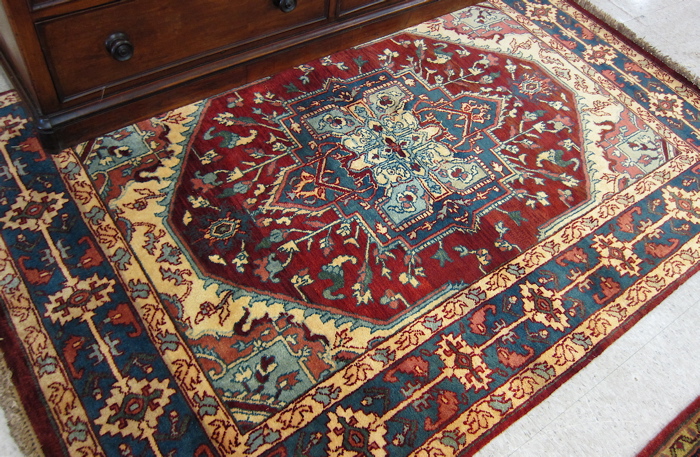 HAND KNOTTED ORIENTAL AREA RUG 16f79c