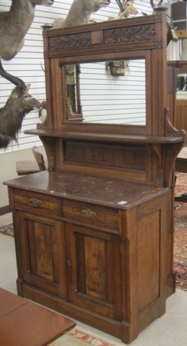 VICTORIAN WALNUT SIDEBOARD American 16f7bb