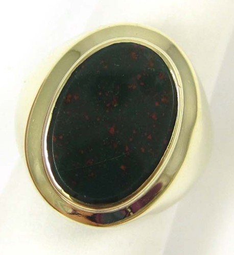 MAN S BLOODSTONE AND YELLOW GOLD 16f7f2