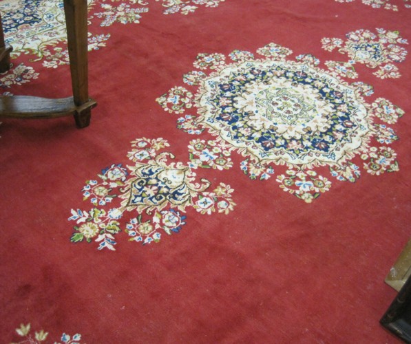 SEMI-ANTIQUE PERSIAN KERMAN CARPET