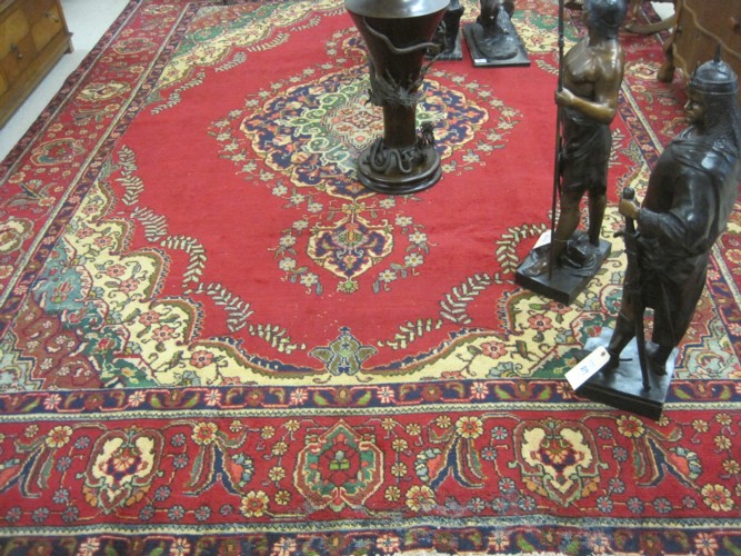 SEMI ANTIQUE PERSIAN TABRIZ CARPET 16f869