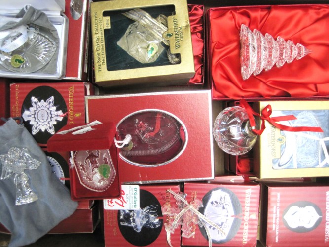 WATERFORD COLLECTION OF CRYSTAL CHRISTMAS