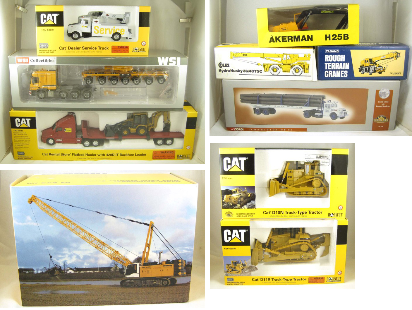 TEN DIECAST METAL SCALE MODELS