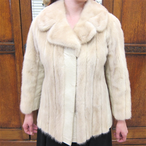 LADY'S MINK AND LEATHER JACKET