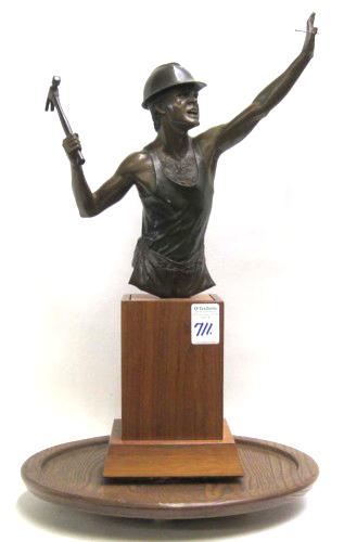 JIM HENDERSON BRONZE SCULPTURE