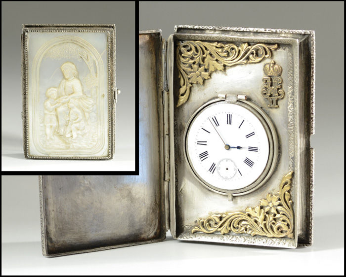 RUSSIAN STERLING SILVER WATCH CASE in