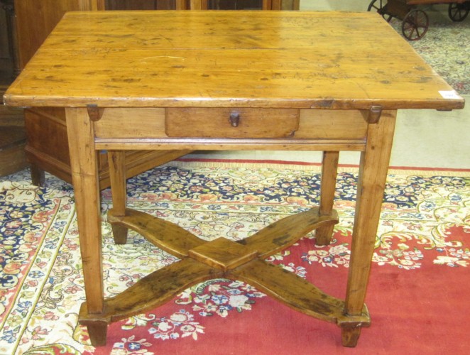 PINE TAVERN TABLE Continental 19th century