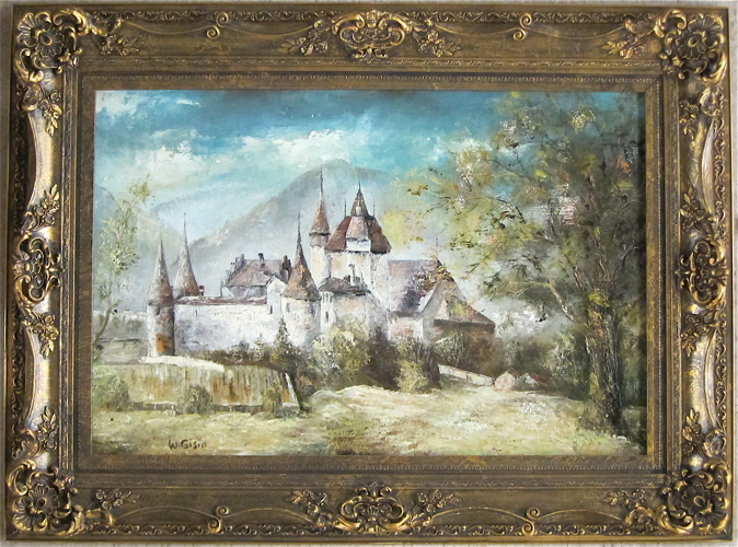 WILLY GISIN OIL ON MASONITE Swiss 16fa8e