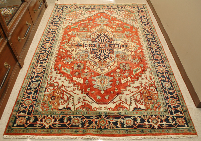 HAND KNOTTED ORIENTAL AREA RUG 16fac0