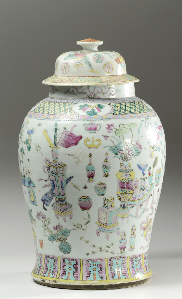 CHINESE PORCELAIN COVERED STORAGE 16fabd