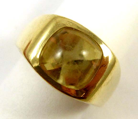 CITRINE AND FOURTEEN KARAT GOLD 16fad3