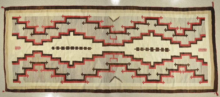 LARGE NAVAJO RUG hand woven in