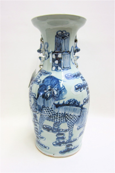 CHINESE PORCELAIN VASE in blue