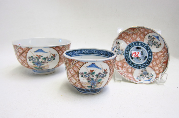 SET OF NINETEEN JAPANESE IMARI 16fb66