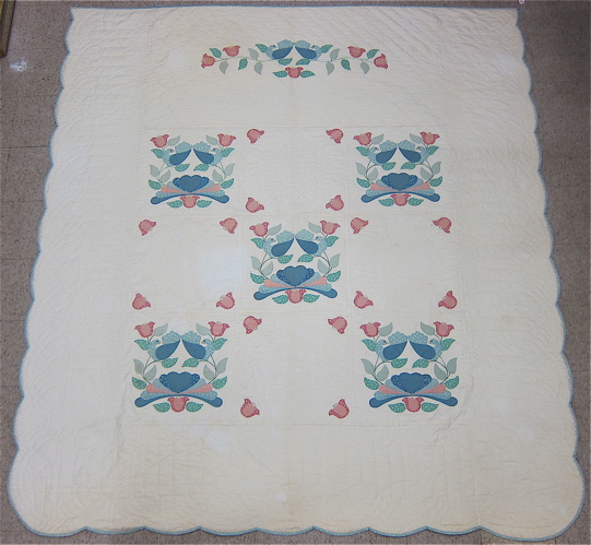 AMISH HAND STITCHED QUILT with 16fba2