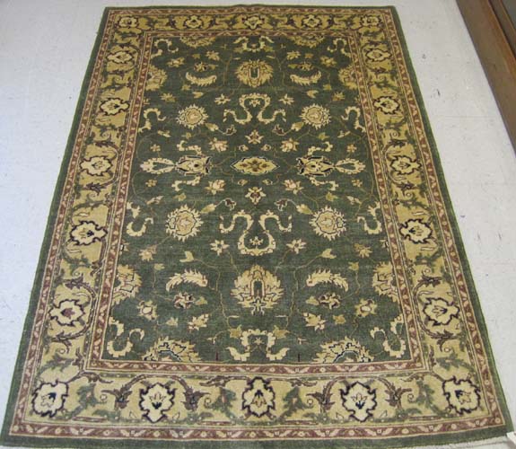 GREEN FIELD ORIENTAL AREA RUG Pakistani Persian 16fbd4