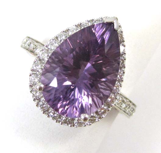 AMETHYST DIAMOND AND WHITE GOLD 16fc24