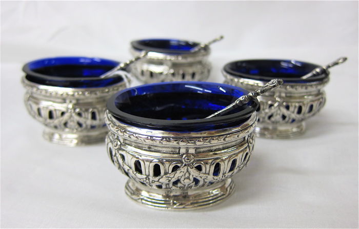 SET OF 4 GERMAN .800 FINE SILVER