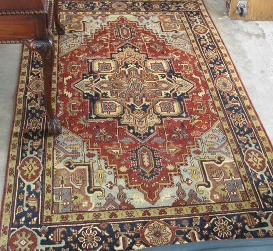 HAND KNOTTED ORIENTAL AREA RUG 16fc58