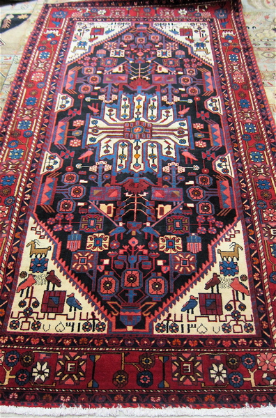 PERSIAN TRIBAL CARPET hand knotted 16fd13