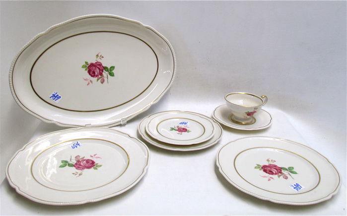 SEVENTY-THREE PIECE CASTLETON CHINA